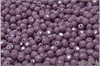 Oh�ovky 4 mm, Opaque Lavender Dark, 50 ks