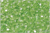 Oh�ovky 6 mm, Transparent Light Olivine, 20 ks