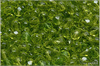 Oh�ovky 6 mm, Transparent Olivine, 20 ks