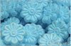 Kopretina - Daisy Flower, 18 mm, Crystal Matted Light Blue Wash AB Full, 1 ks