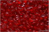 Tulip Petal 6x8 mm - Transparent Red, 30 ks