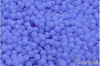 Lucerny 4x4 mm, Corflower Blue Opal Matted, 100 ks