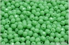 Oh�ovky 4 mm, Opaque Ligt Green, 50 ks
