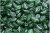 List bobkov 6x12 mm - Green, Silver Wash, 20 ks