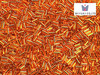 MIYUKI Bugle 3 mm, Silver Lined Orange, BGL1-0008, 10 g