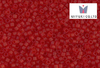 Miyuki Delica, Matted Transparent Red Orange DB0745, 5 g