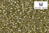 Miyuki Delica, Sparkling Lt Yellow Lined Chartreuse DB0908, 5 g Miyuki Delica, Sparkling Lt Yellow Lined Chartreuse DB0908, 5 g
