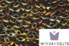 Miyuki Long Magatama, Met Iris Gold, LMA-462, 5 g