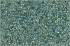 Miyuki Round Lime Lined Crystal AB, MRR-15-0277, 5 g