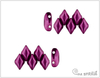 GemDuo, Sueded Gold Fuchsia Red, 20 ks