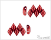 GemDuo, Sueded Gold Samba Red, 20 ks