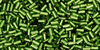 TOHO Bugles 3 mm Silver-Lined Peridot, TB-01-27, 10 g