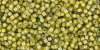 TOHO Inside-Col Lust Bl Diamond/Opaque Yellow Lined, TR-15-246, 5 g
