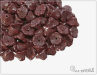 Kytiky - kalky 7x5 mm, Opaque Chocolate White Luster, 25 ks