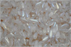 Jazýčky 8x2,5 mm, Crystal Mat AB, 5 g Jazýčky 8x2,5 mm, Crystal Mat AB, 5 g