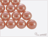 Kaboon kulat 12 mm, Luster Light Orange, 1 ks