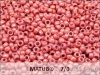 Matubo 7/0, Chalk Red Luster, 10 g