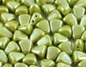 Matubo Nib-Bit, Opaque Green White Luster, 30 ks