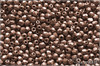 *** II.Q Ohovky 3 mm, Matted Metallic Brown, 100 ks