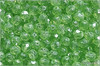 Oh�ovky 6 mm, Light Green Opal White Luster, 20 ks