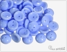 Piggy beads, opaque glacier blue, 8x4 mm, 30 ks