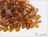 Preciosa Pip 5x7 mm, crystal caramel, 30 ks