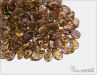 Preciosa Pip 5x7 mm, Crystal Senegal Brown Purple, 30 ks