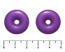 Krouek-donut stedn, fialov, 1 ks