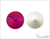Rivoli 14 mm, Fuchsia, 1 ks