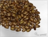 RIZO beads, coral dark travertin, 10 g