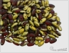 RIZO beads, red amber matted, 10 g