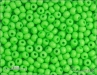 Neonov UV rokajl zelen na bl, velikost 6, Preciosa, 10 g