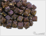 Silky Star Beads Vintage Hortensia, 6x6 mm, 30 ks