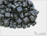 Silky Star Beads Hematit, 6x6 mm, 30 ks
