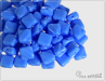 Silky Beads 6x6 mm, Opaque Cornflower, 30 ks