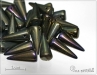 Trn Metallic Iris Brown, 17x7 mm, 1 ks
