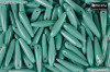 Preciosa THORN, opaque green turquoise, 16x5 mm, 12 ks
