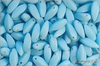 Twist pendant 6x12 mm, Opaque Sky Blue Matted, 20 ks
