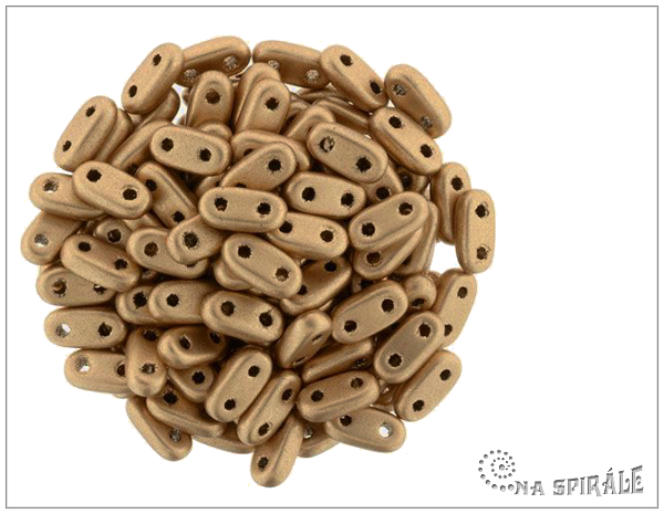 CzechMates Bar 6 mm, Silky Metallic Sand, 50 ks