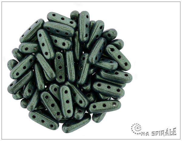 CzechMates Beams 10 mm, Metallic Suede Lt Green, 20 ks
