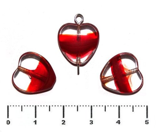 Vnov han prhledn srdko, 15 mm, 1 ks