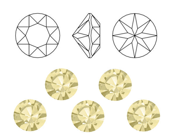 �aton Optima ss38 Jonquil foiled, Preciosa, 1 ks