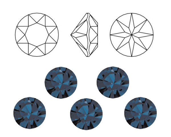 �aton Optima ss38 Montana foiled, Preciosa, 1 ks