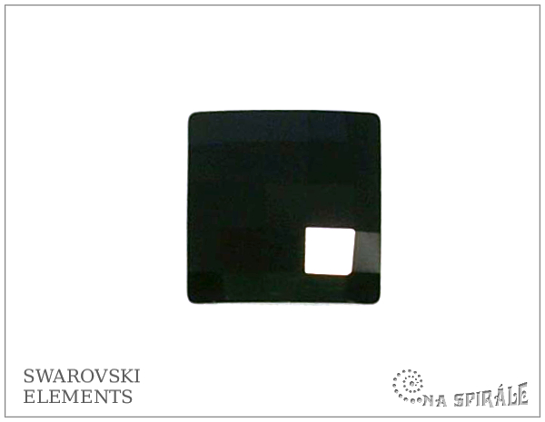 Swarovski Chessboard 10 mm, Jet, 1 ks