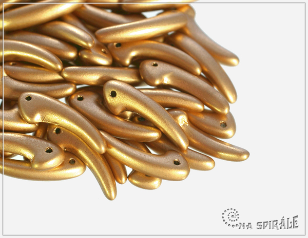 Claw, Silky Metallic Sand, 18 mm, 12 ks