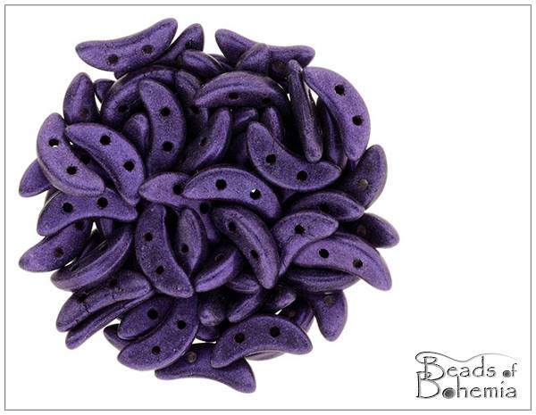 CzechMates Crescent, Metallic Suede Purple, 30 ks