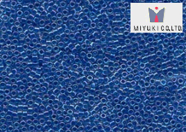 Miyuki Delica, Lined Blue AB DB0077, 5 g