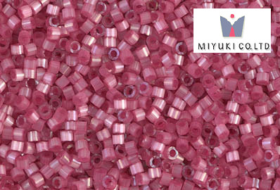 Miyuki Delica, Dyed Rose Silk Satin DB1807, 5 g