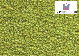 Miyuki Delica, Opaque Chartreuse Luster DB0262, 5 g