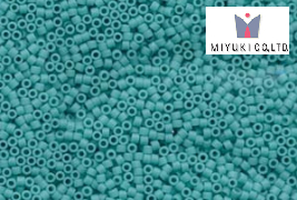 Miyuki Delica, Opaque Turquoise Matted DB0759, 5 g